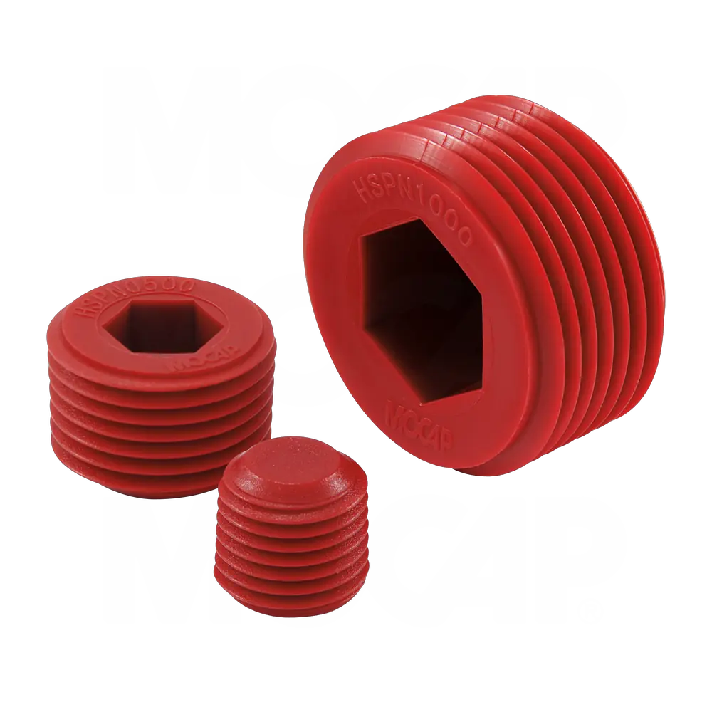 HSPN NPT, cabeza hexagonal interna Tapones de plástico con cabeza interior hexagonal